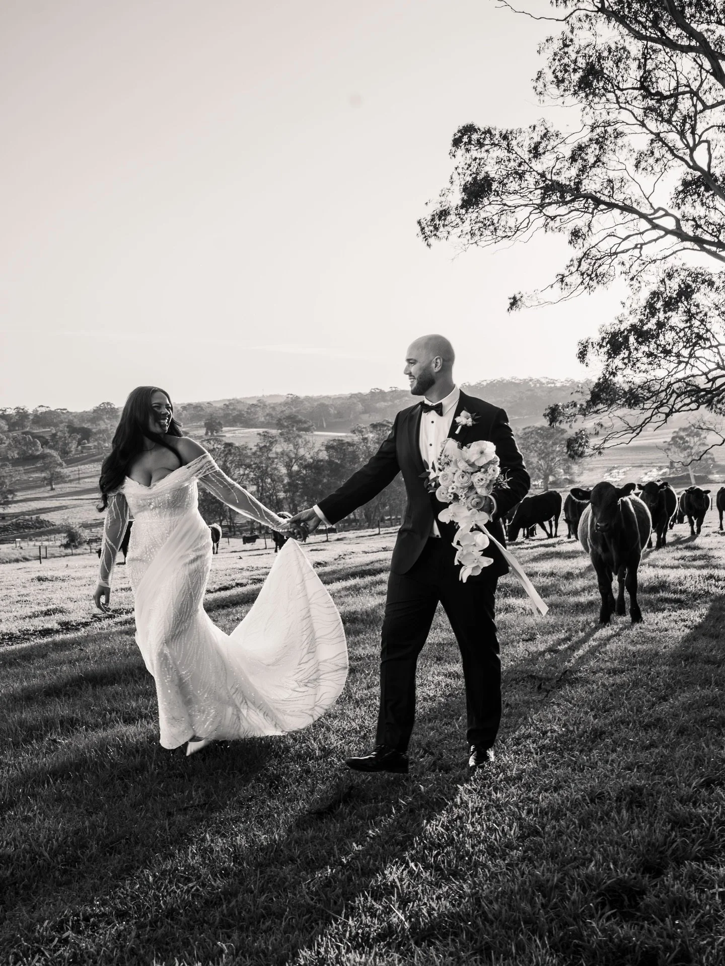 Mawuana &amp; Shane with some interesting plus ones 🐄