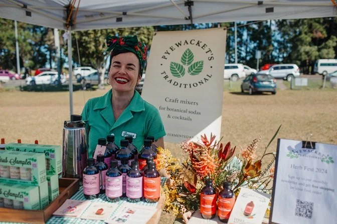 HerbFest - herbal stall - woman smiling.jpg