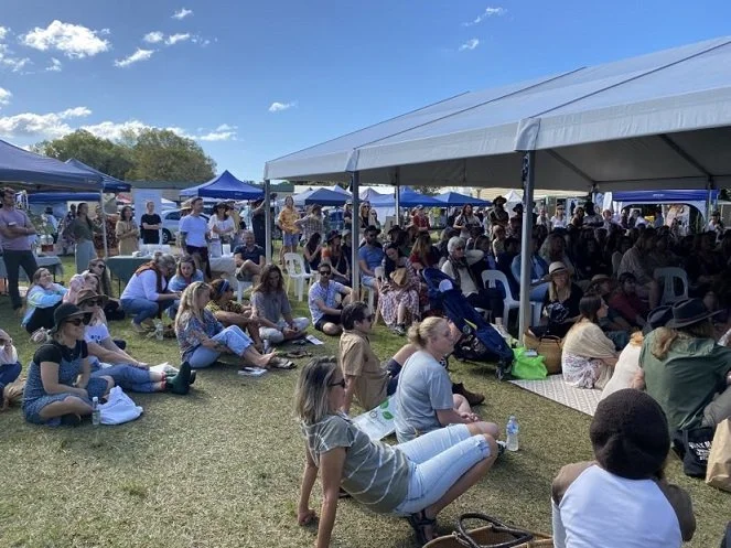 HerbFest 2023 - people listening to herbal education speaker at Speaker Tent.jpg