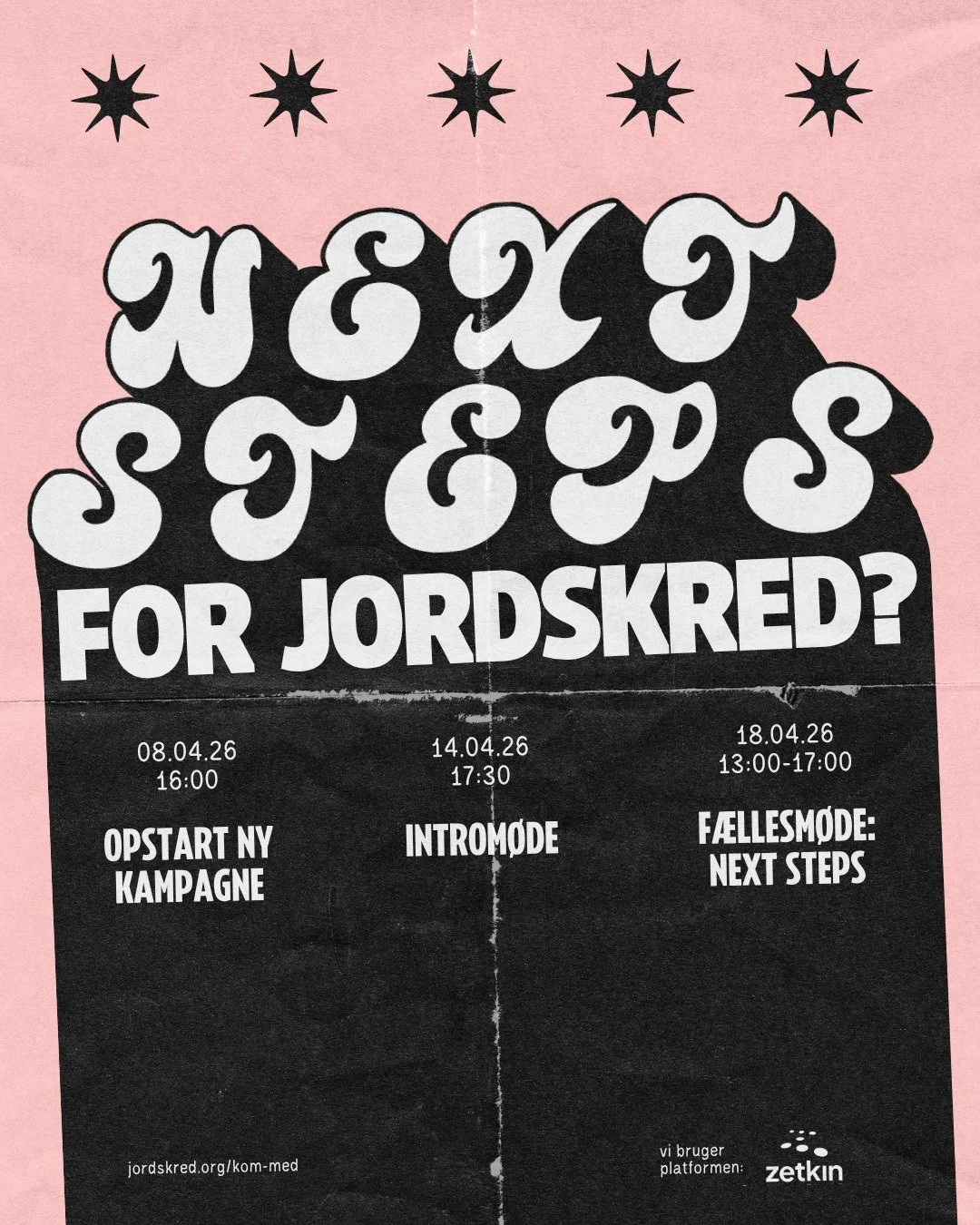 Hvad er vores n&aelig;ste skridt? ⋆｡&deg;✩ Jordskred er noget nyt, b&aring;de for os der er med, for DK og for vores politiske arbejde. 

Vi er kommet bragende fra start og nu skal vi sammen definere og bygge, hvad vores organisation egentlig er, hvo