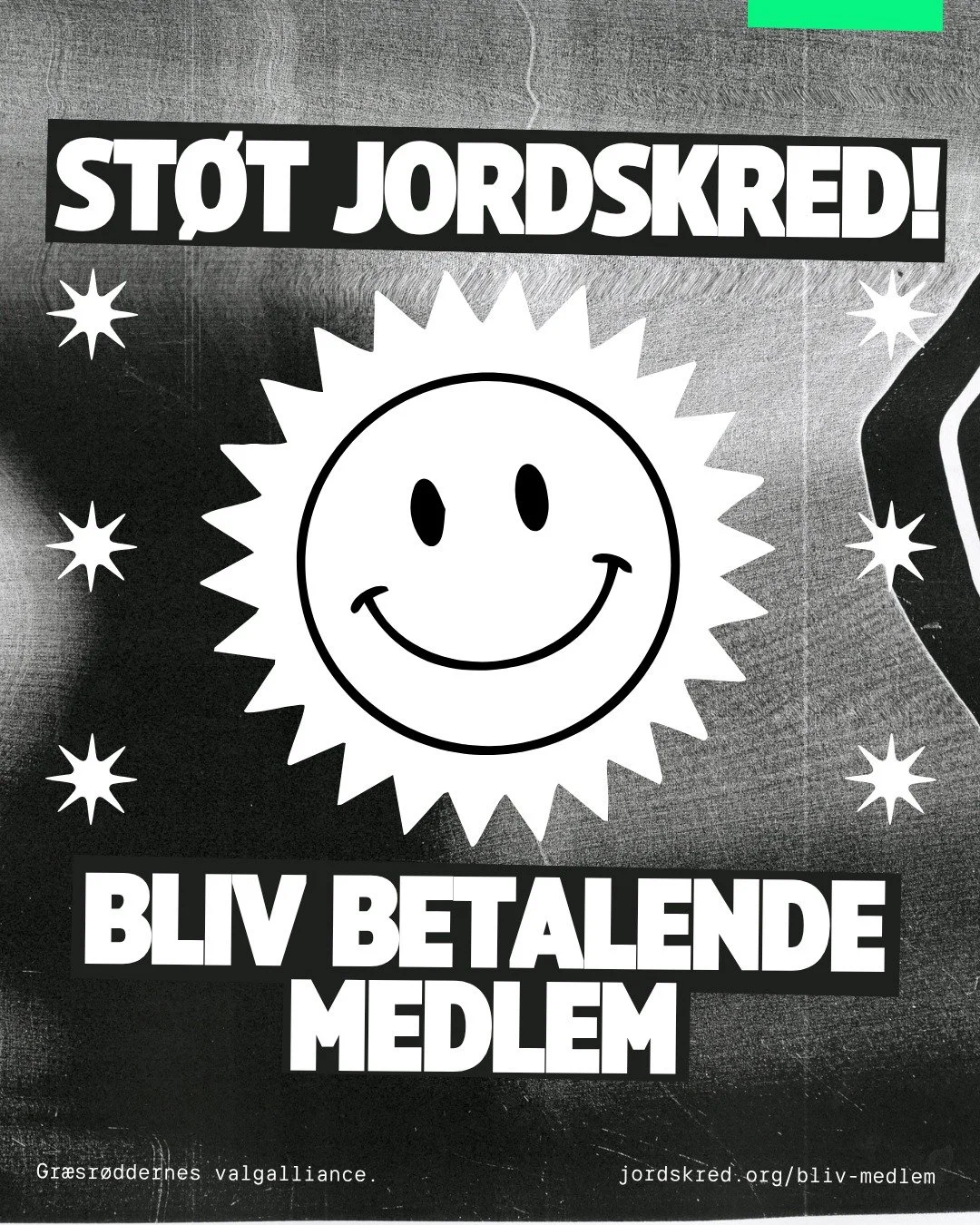Vi g&aring;r all-in! ✴︎ Den vilde tilstr&oslash;mning i valgkampen, den fede valgsejr, og den f&oslash;rste tid med aktivister i folketinget, bekr&aelig;fter os i Jordskreds potentiale, for at udfylde en kritisk infrastruktur i bev&aelig;gelsernes &o