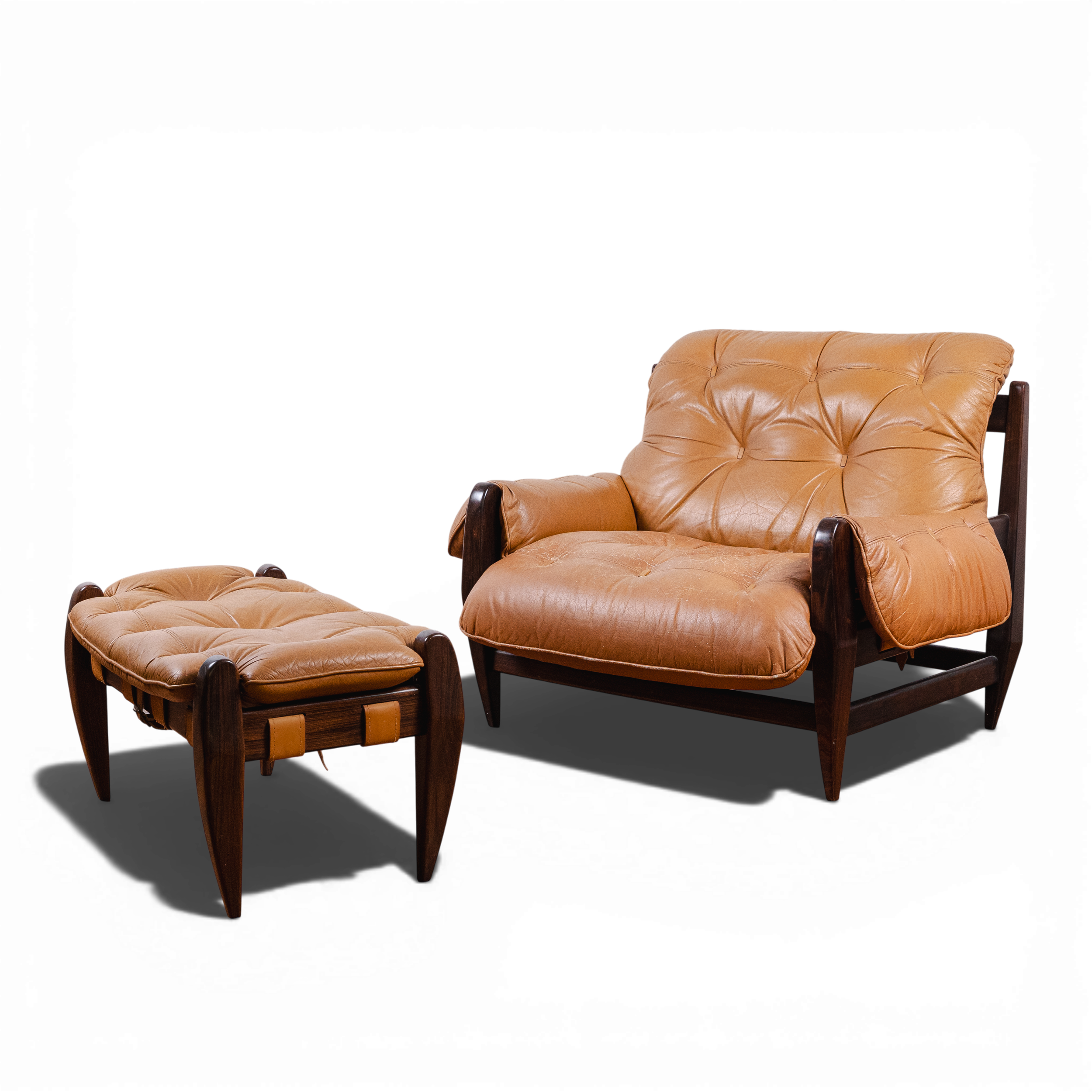 Jean Gillon “Rodeio” Arm Chair and Ottaman