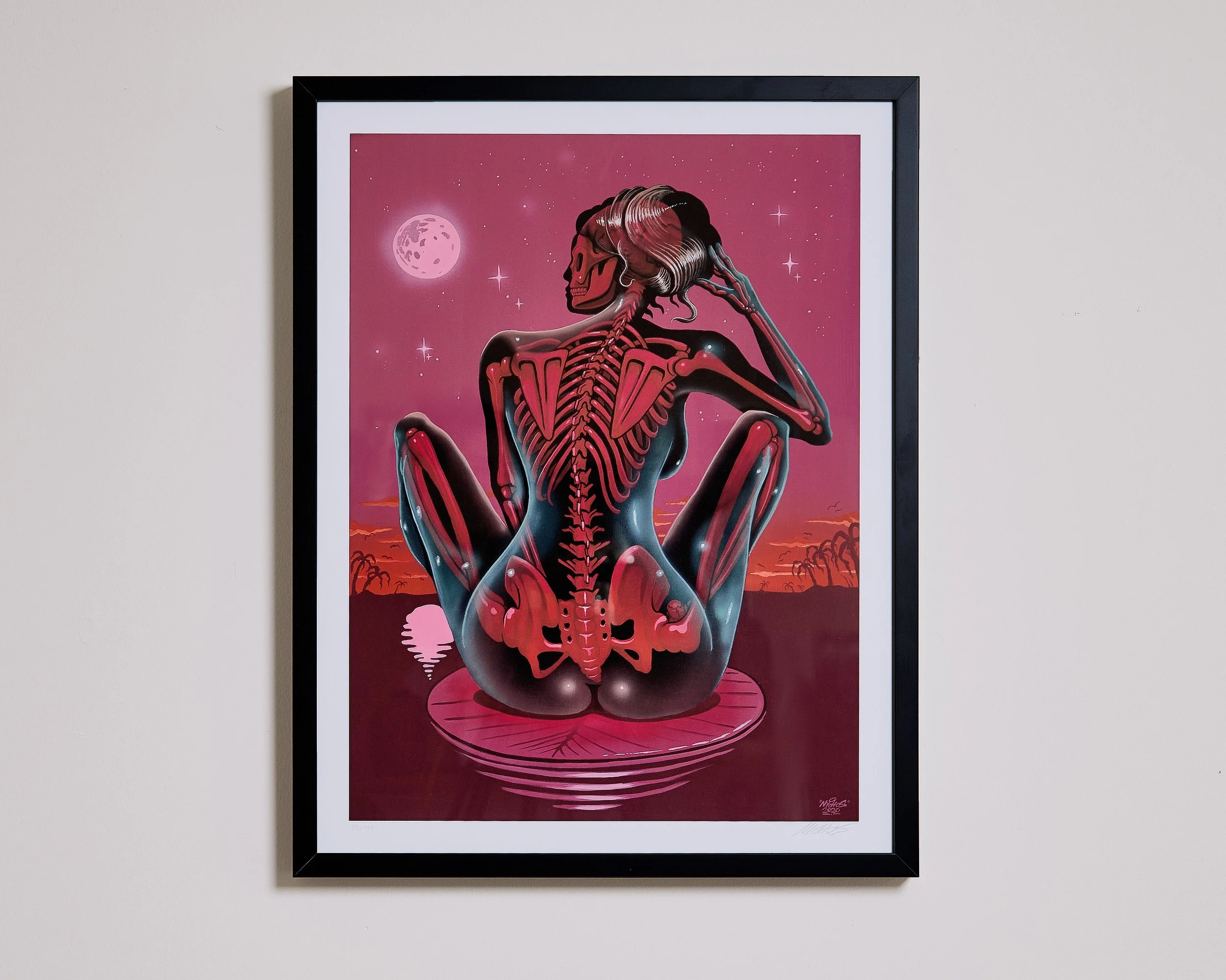 The dark side of the Moon by Nychos