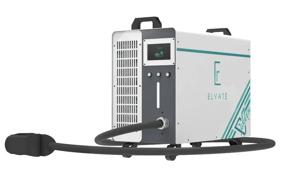 XCMG mobil snabbladdare 40 kW med CCS2 och 63A handske för byggarbetsplatser