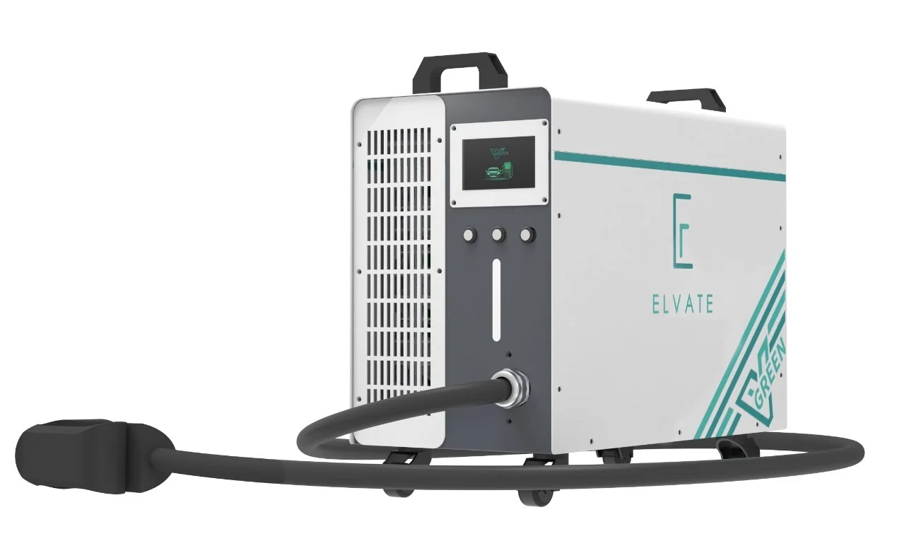 XCMG mobil hurtiglader 40 kW med CCS2 og 63A hanske for byggeplasser