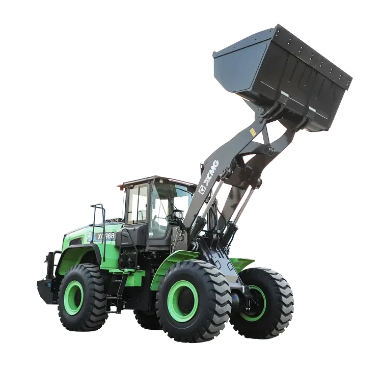 Electric wheel loader for industrial use