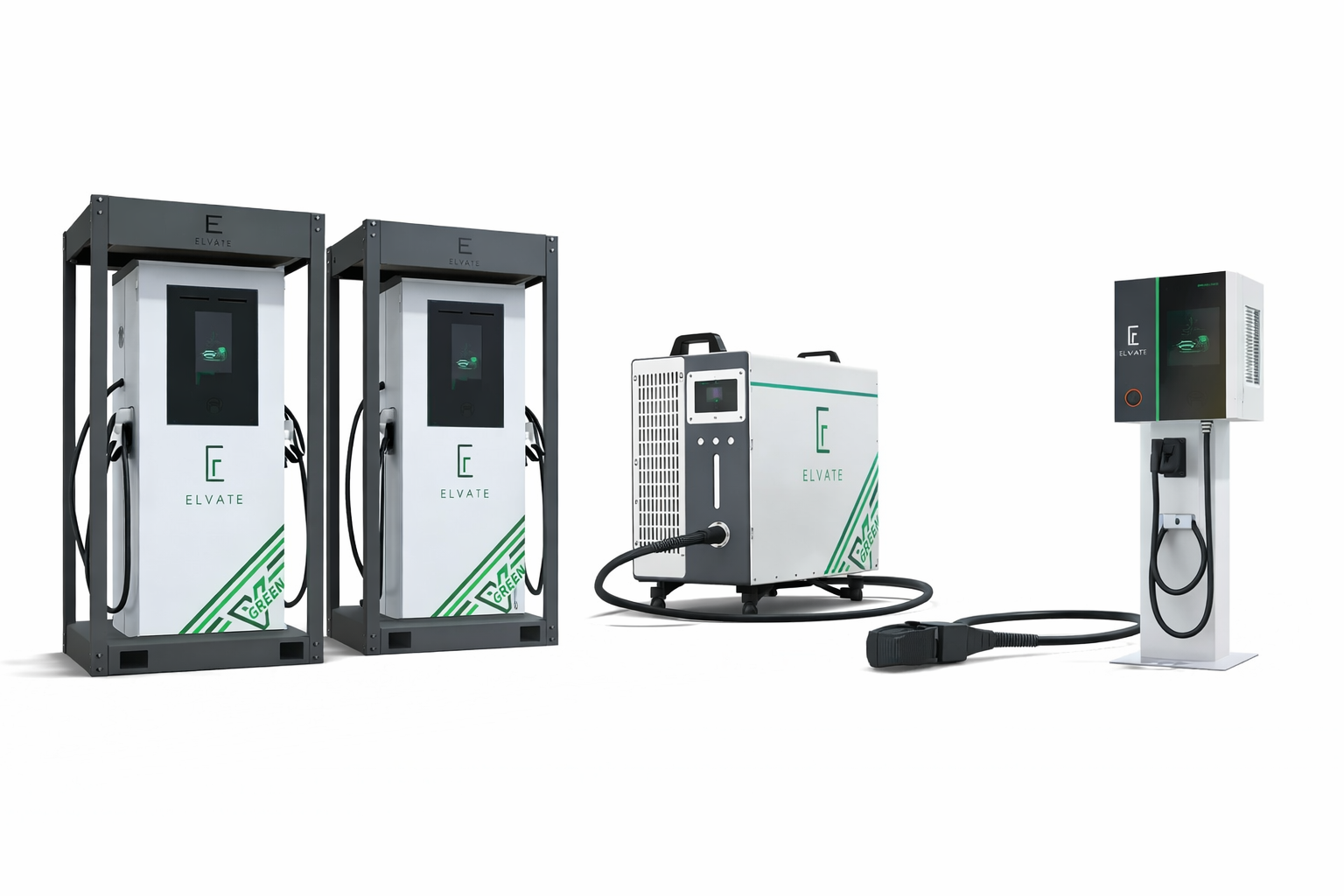 Laddare till entreprenadmaskiner