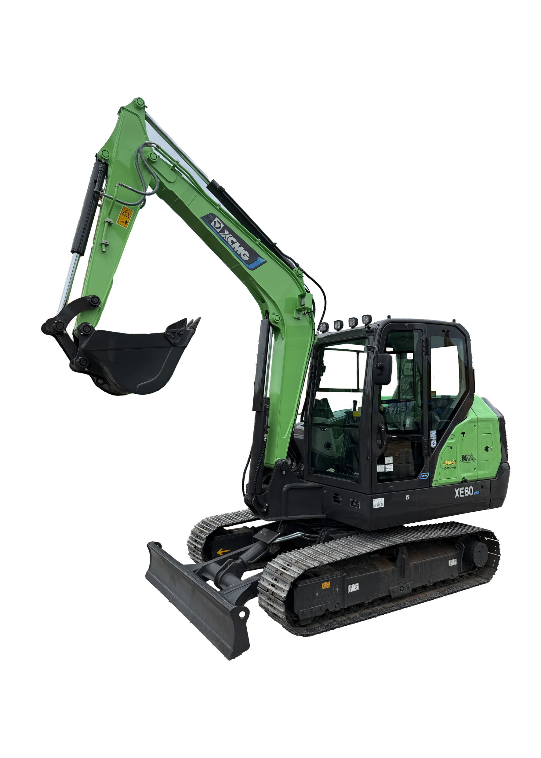 XCMG XE19-EV elektrisk minigraver for innendørs riving og utslippsfrie byggejobber