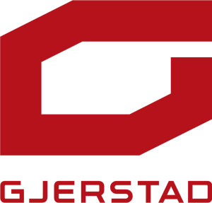 Gjerstad-logo – spesialister på tunge gravemaskinskuffer og slitesterkt anleggsutstyr