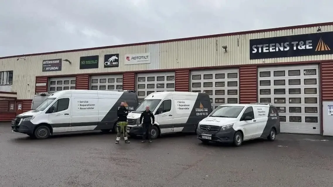 Steens T&E i Göteborg – servicepartner och försäljningskontor för XCMG elmaskiner i Västra Götaland