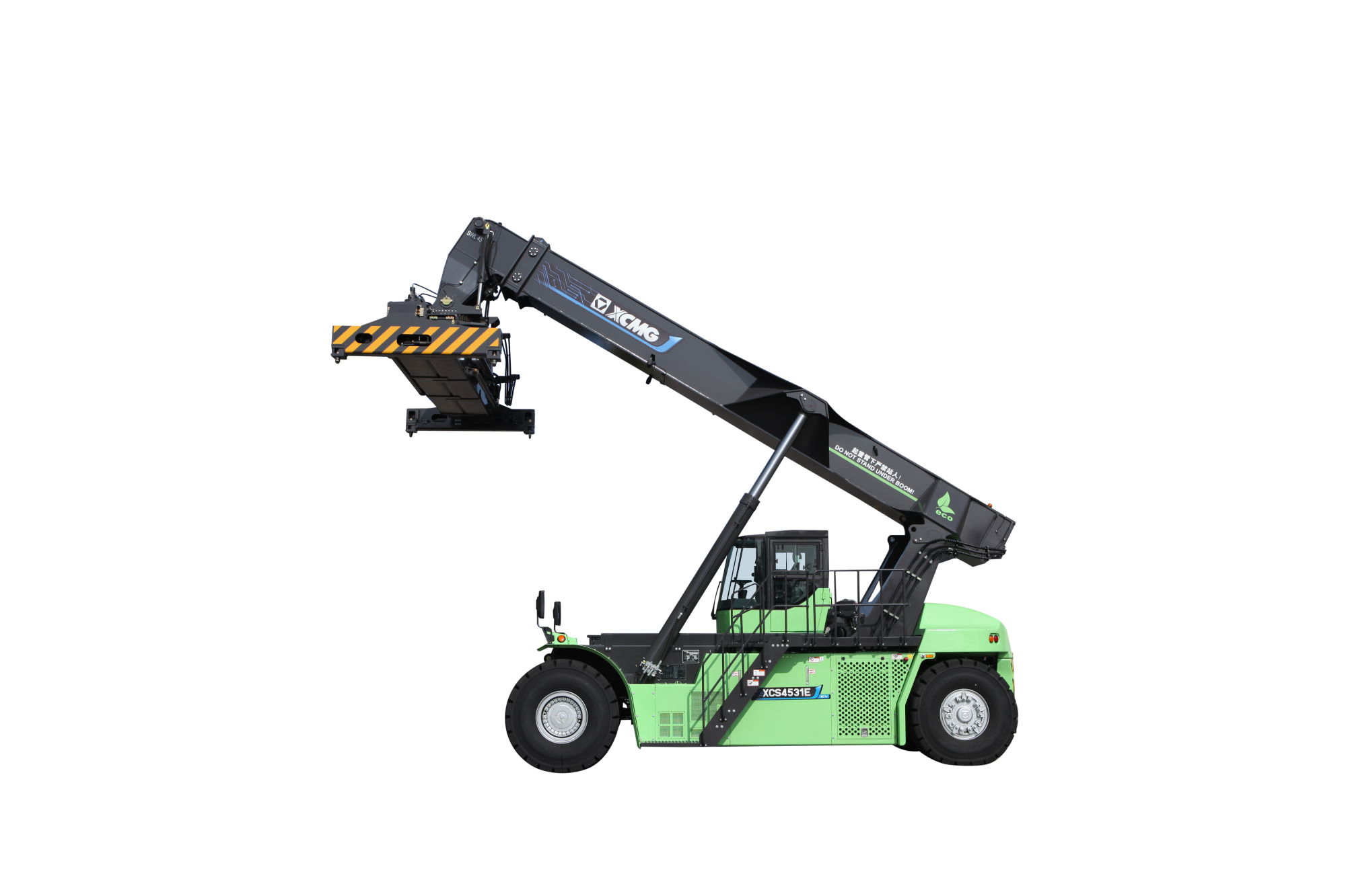 XCMG XCS4531E electric reach stacker for zero-emission container handling in ports and terminals