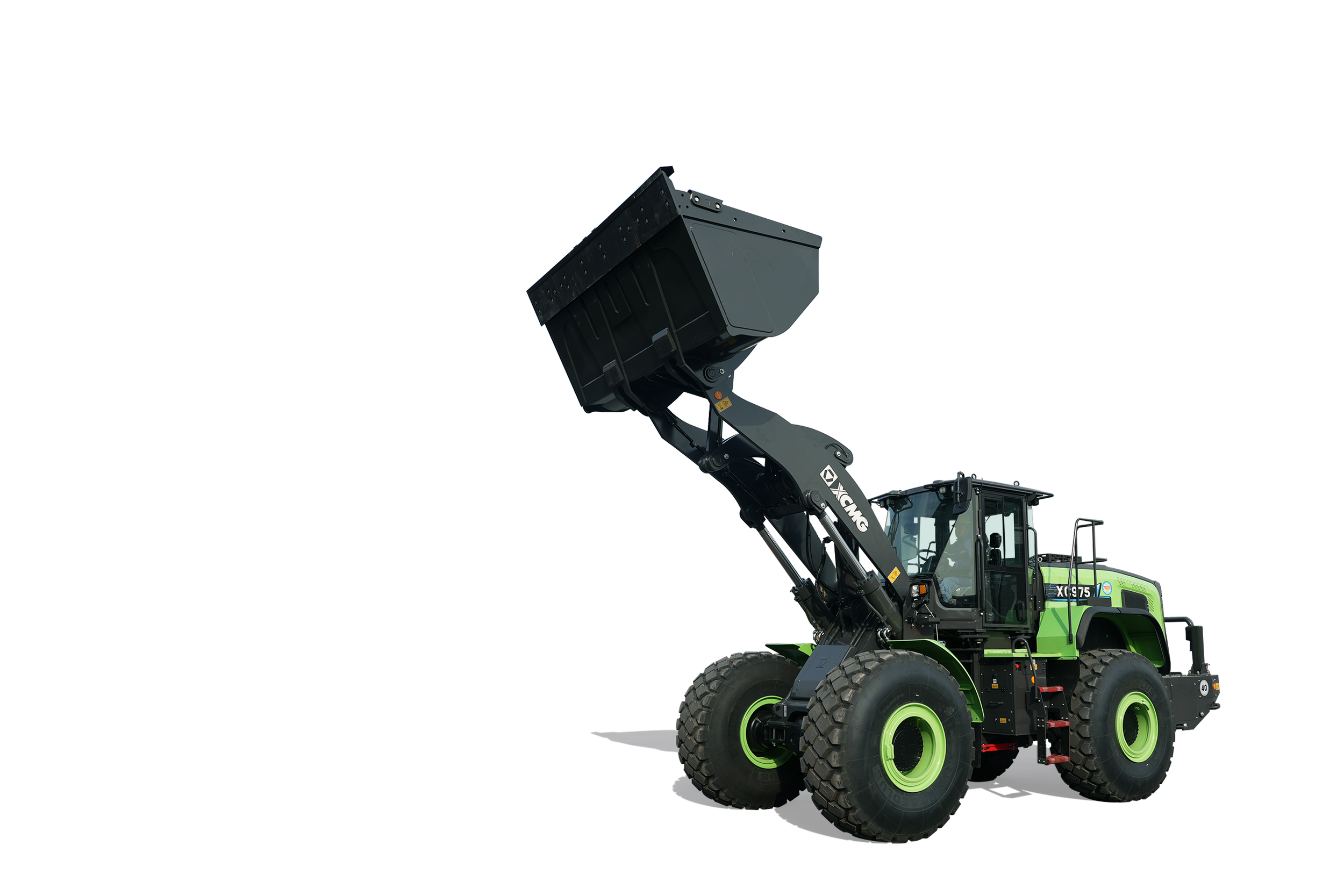 XCMG XC975-EV elektrisk hjullaster 24 tonn for utslippsfri massehåndtering og anleggsvirksomhet