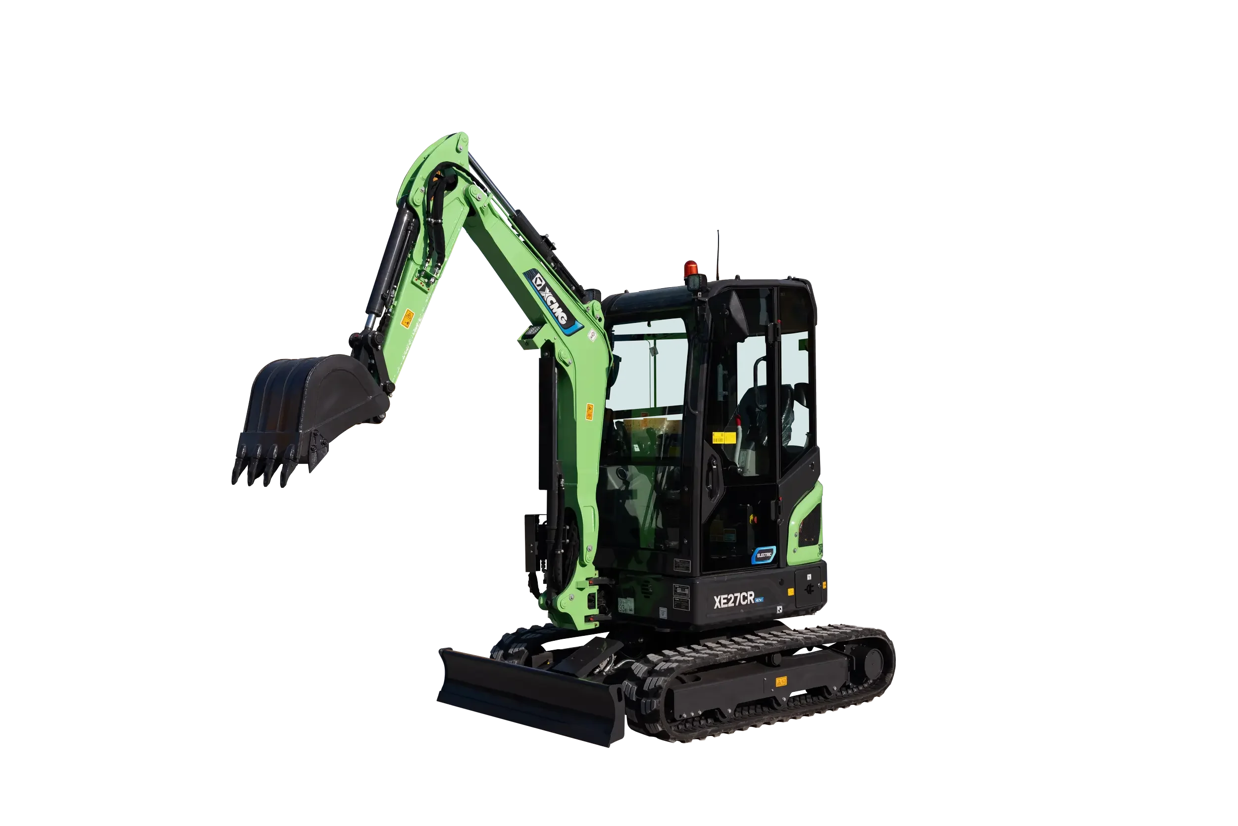 XCMG XE27CREV elektrisk minigrävare 2,7 ton för utsläppsfria grävarbeten och anläggning
