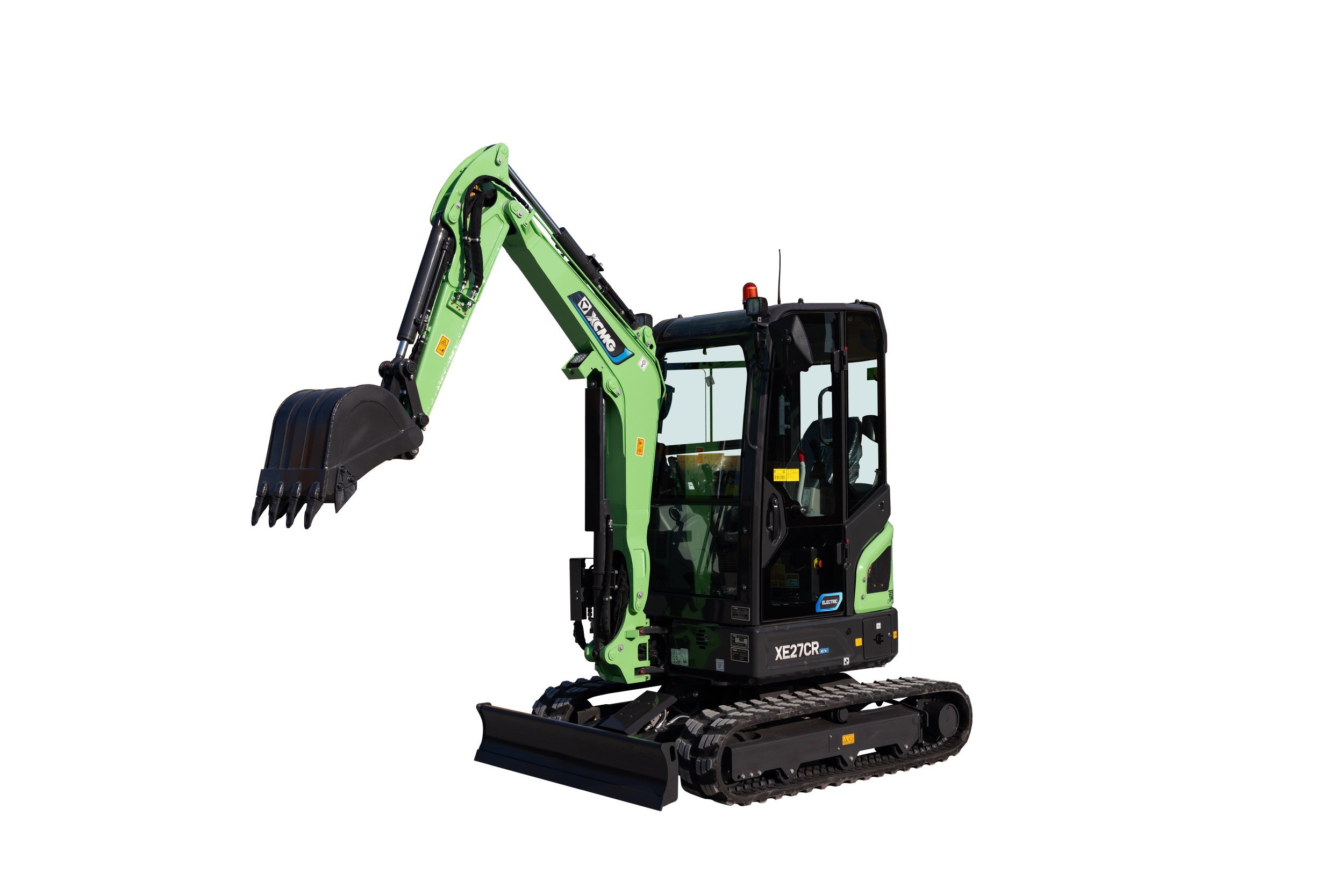 XCMG XE19-EV elektrisk minigraver 2,1 tonn for utslippsfri graving i bymiljøer