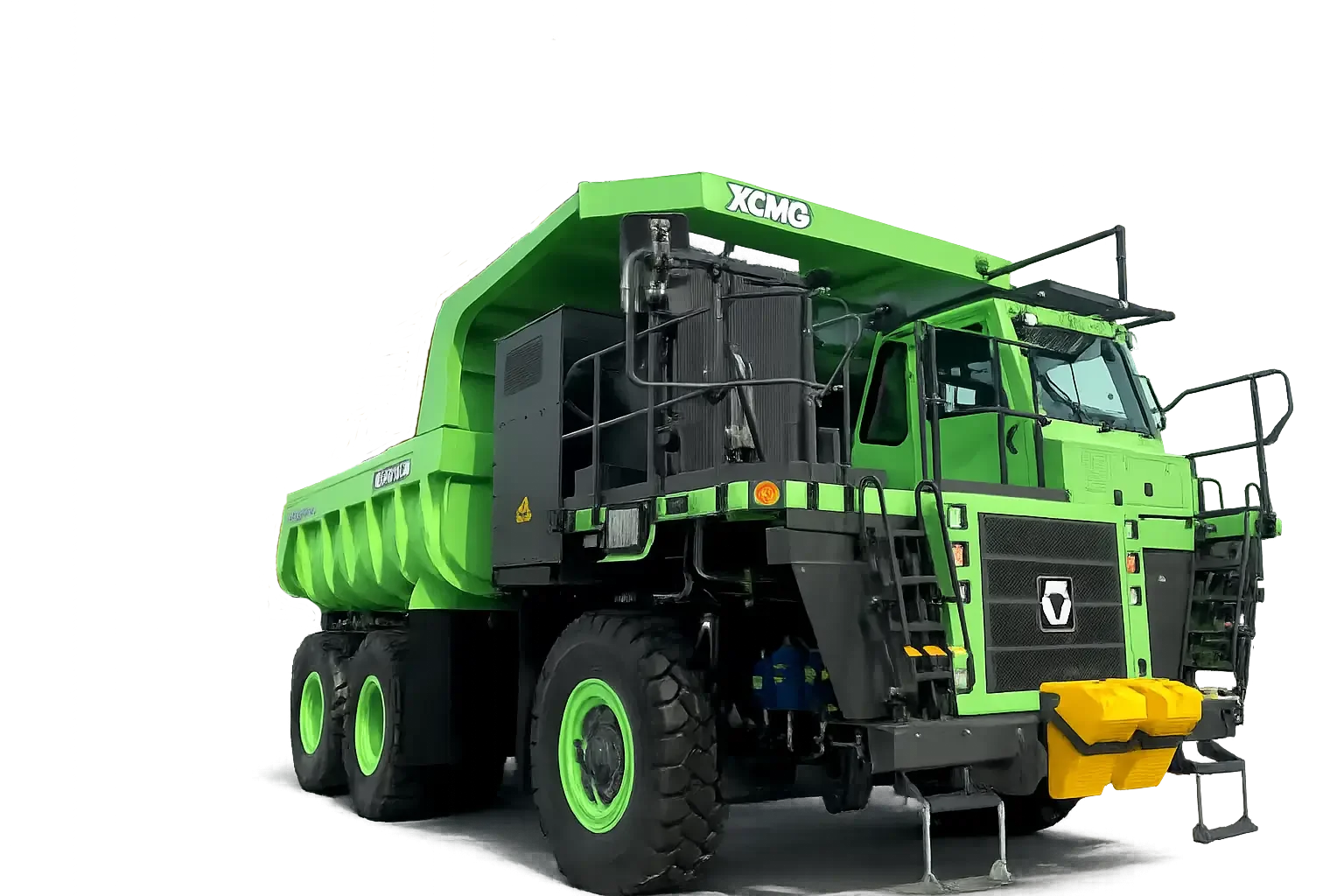 XGE150Plus elektrisk dumper 58 ton widebody för utsläppsfri gruvdrift och tunga transporter