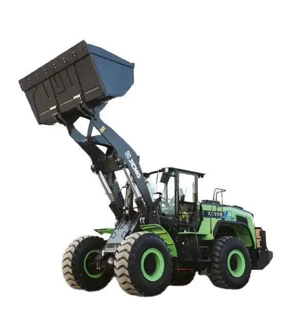 Electric wheel loader for recycling