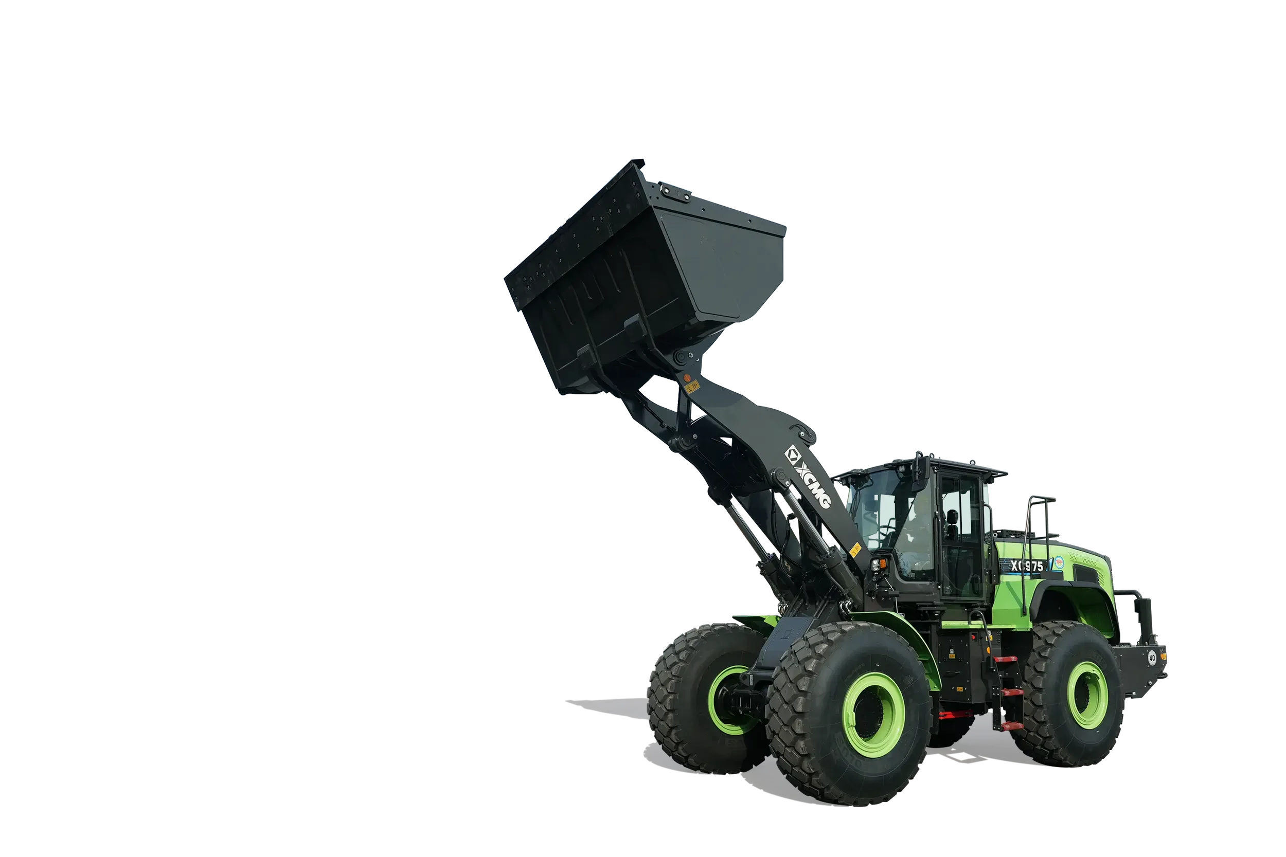 XCMG XC975-EV elektrisk hjullastare 24 ton för utsläppsfri masshantering och entreprenad