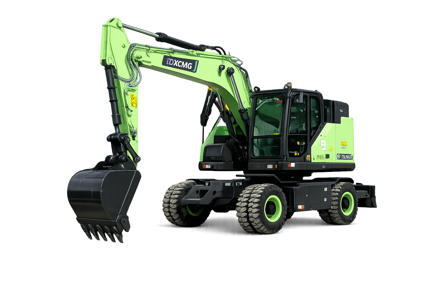 XCMG XE160W-EV elektrisk hjulgraver 19,7 tonn for utslippsfritt gatearbeid og bymiljø