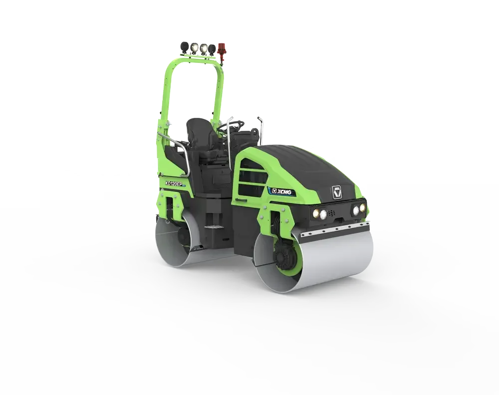 XCMG XD120EP elektrisk asfaltsvält 2,7 ton för utsläppsfria gatuarbeten och cykelbanor
