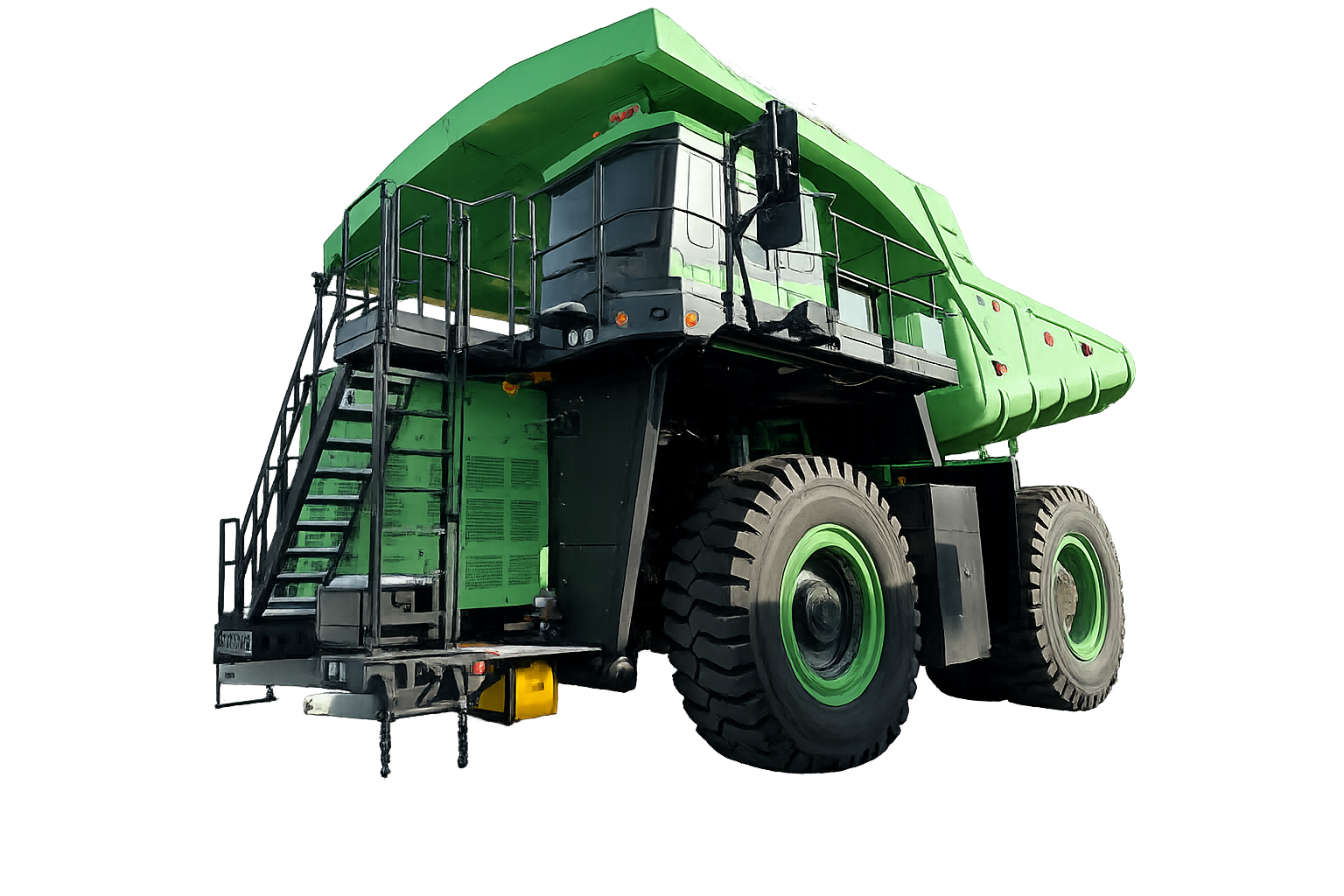 XDE130E stor elektrisk gruvedumper 109 tonn for fossilfri massehåndtering i dagbrudd