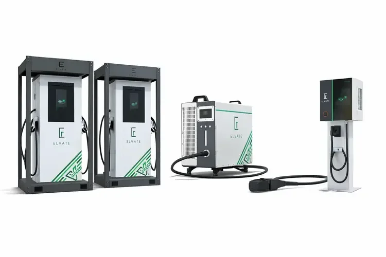 Elvate chargers for construction equipment — fast chargers and portable charging solutions