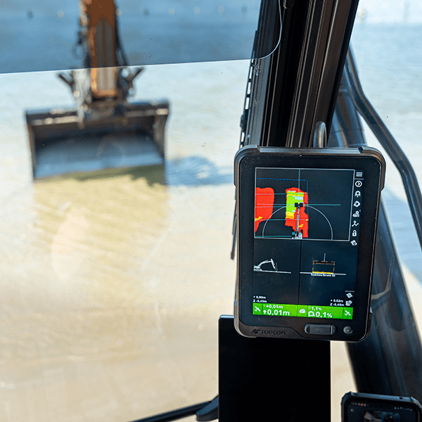 3D-gravesystem fra L5 Navigation for presis maskinkontroll på gravemaskiner