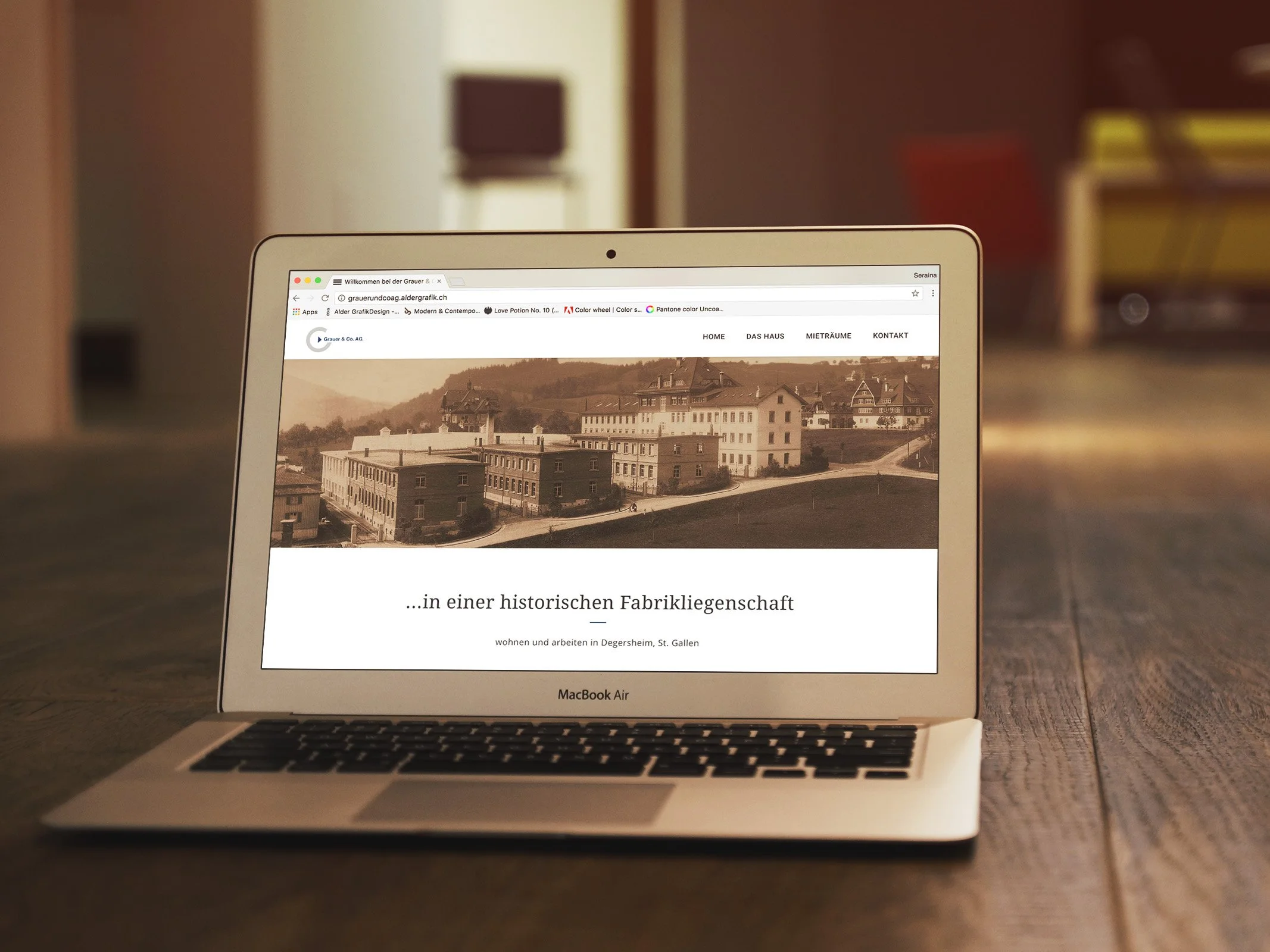 Traditonelle Website Grauer und Co AG, Degersheim