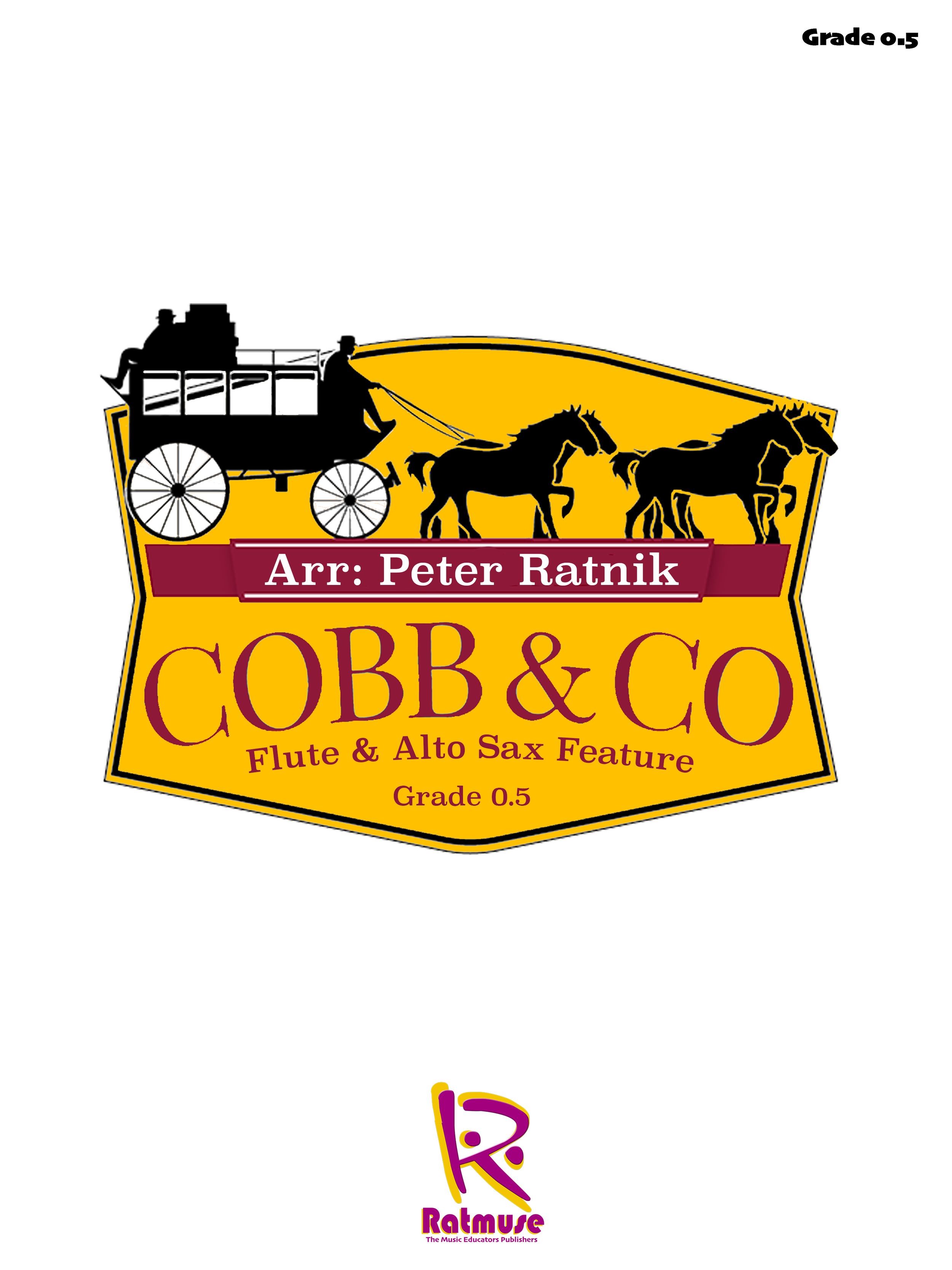 Cobb & Co by Peter Ratnik for Beginner Band Flute & Alto Saxophone feature Gr 0.5