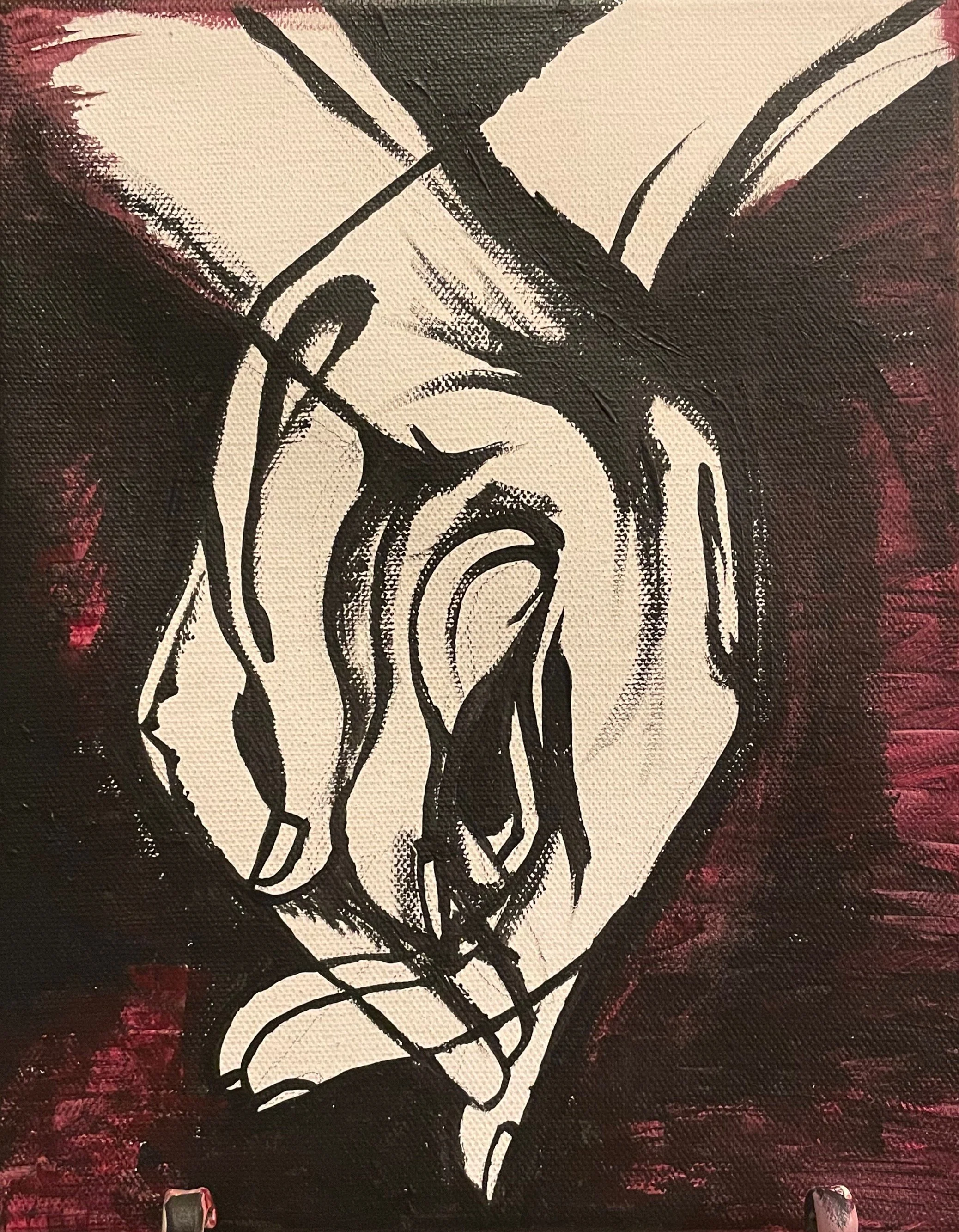 "Heartbeat", Acrylic on Canvas