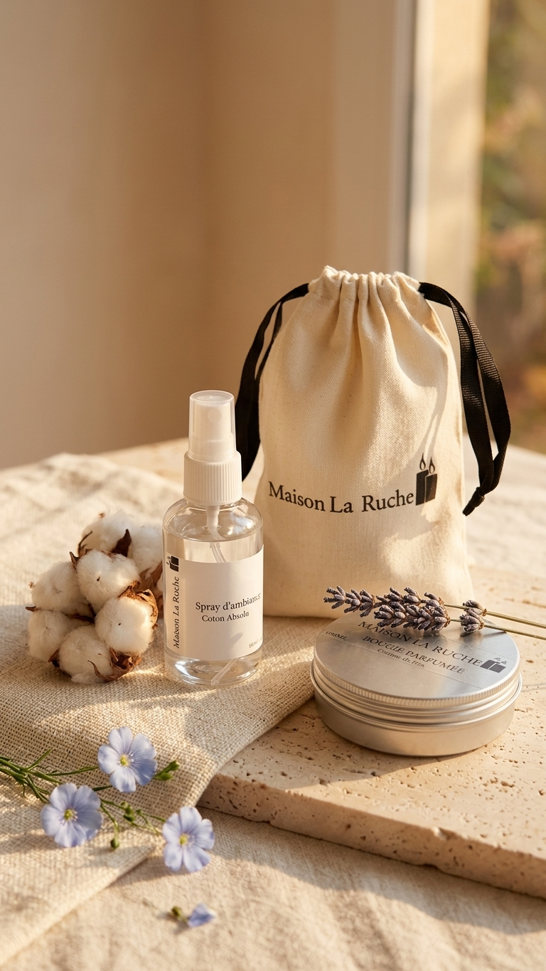 SAC BOUGIE VOYAGE & SPRAY CONCENTRE DE PARFUM