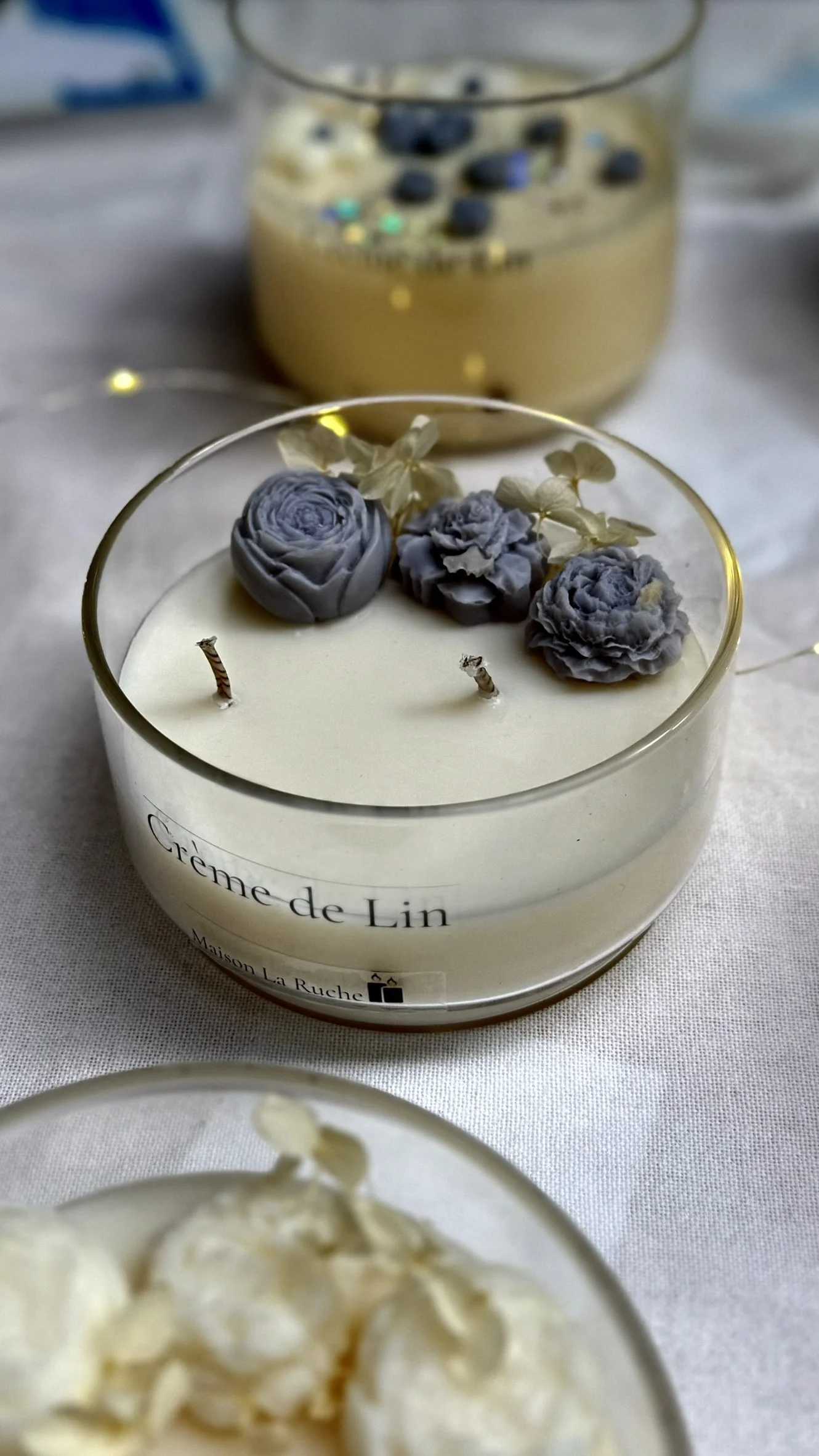 Bougie Crème de Lin