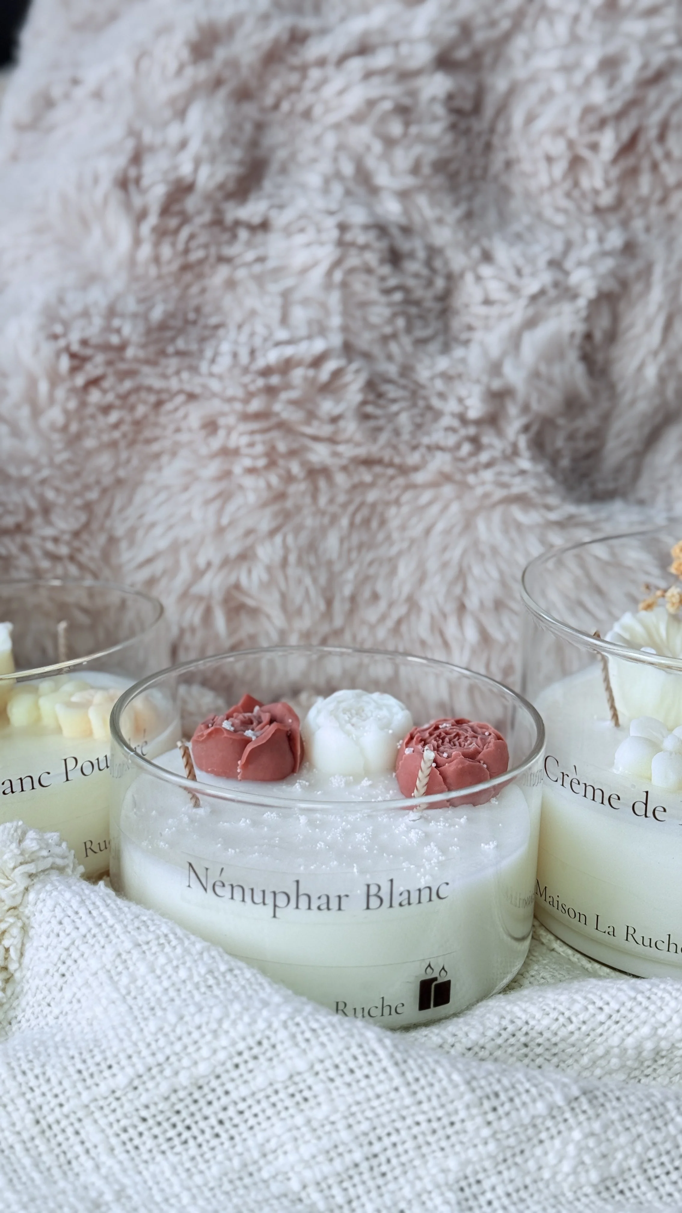 Bougie Nénuphar Blanc