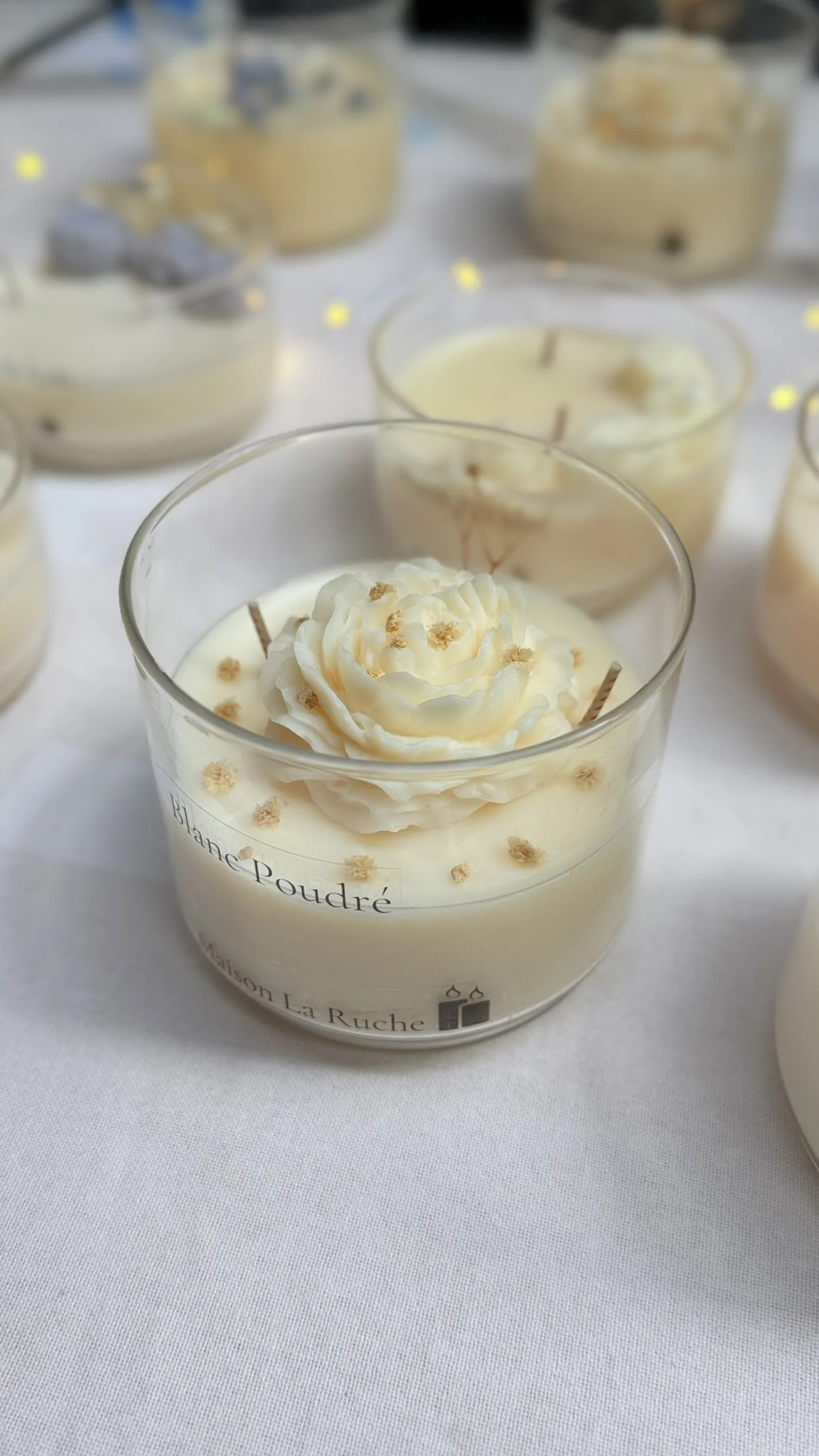 Bougie Blanc Poudré