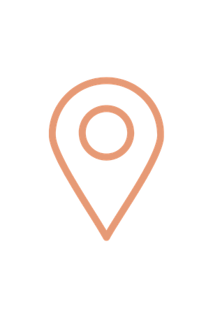 An orange pin location marker icon.