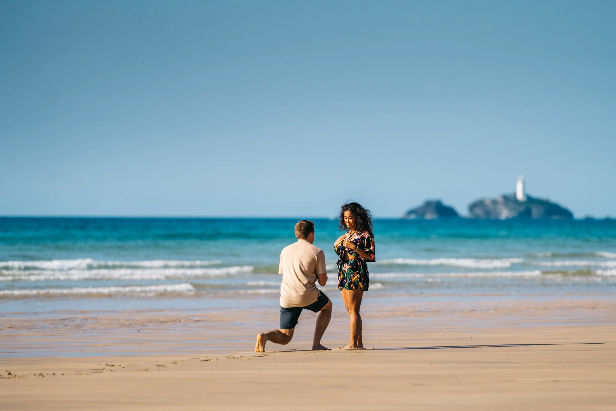 cornwall engagement proposal photographer