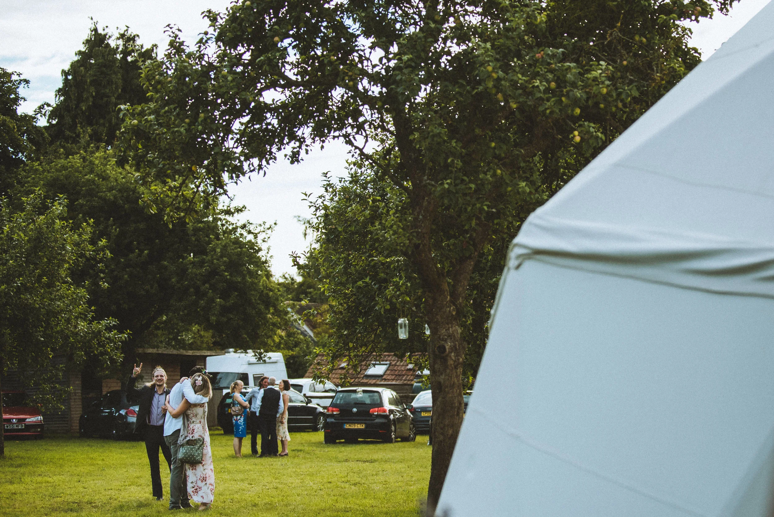Tipi wedding captured by Cornwall wedding photographer Mark Shaw Photography