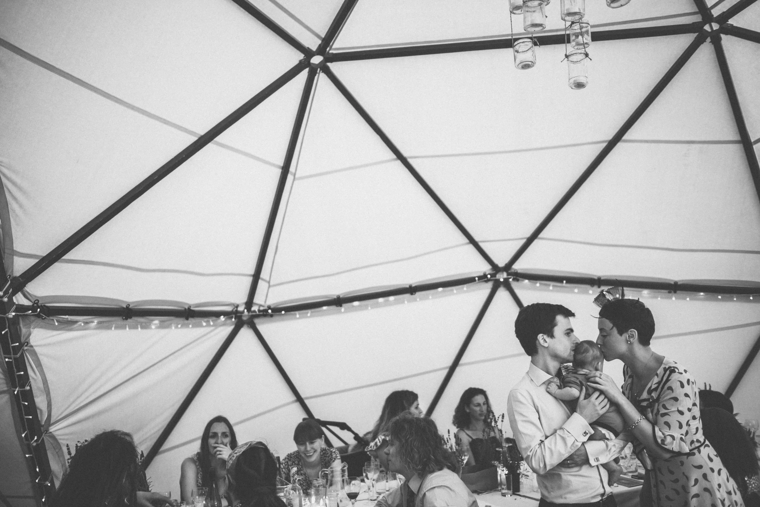 Tipi wedding captured by Cornwall wedding photographer Mark Shaw Photography