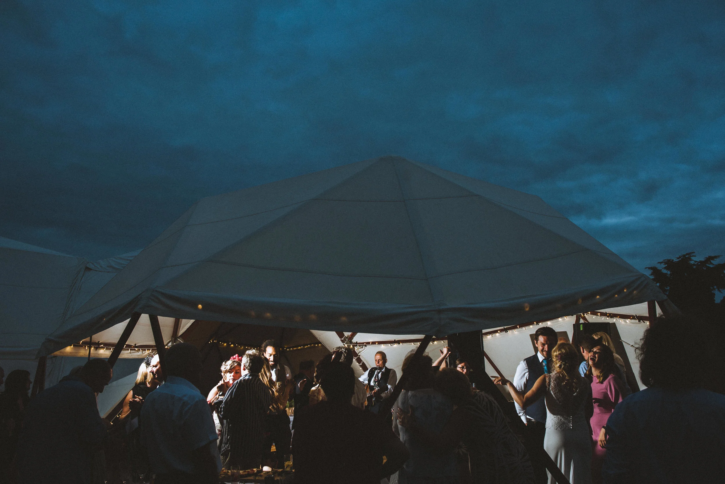 Tipi wedding captured by Cornwall wedding photographer Mark Shaw Photography