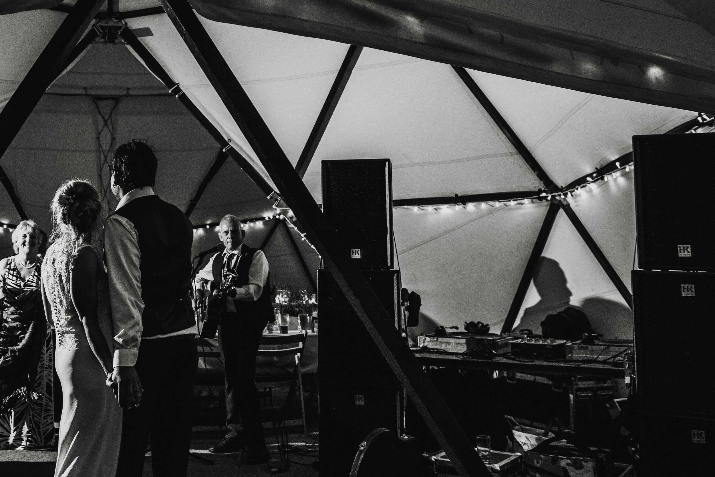 Tipi wedding captured by Cornwall wedding photographer Mark Shaw Photography