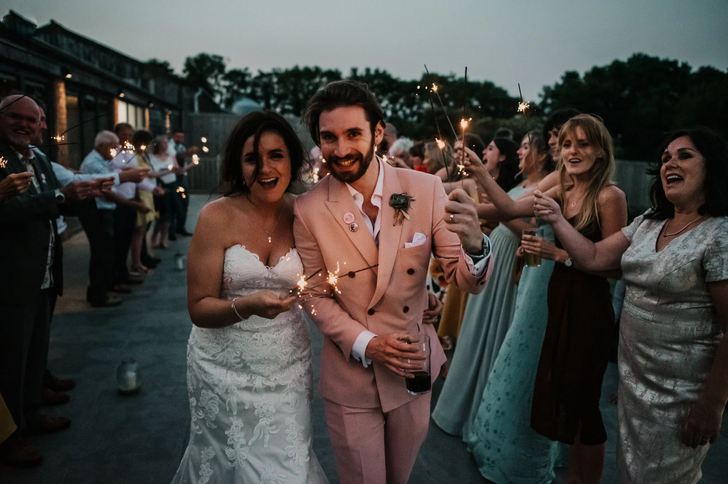 Wedding in Cornwall at Trevenna Barns captured by award-winning documentary style wedding photographer Mark Shaw Photography.