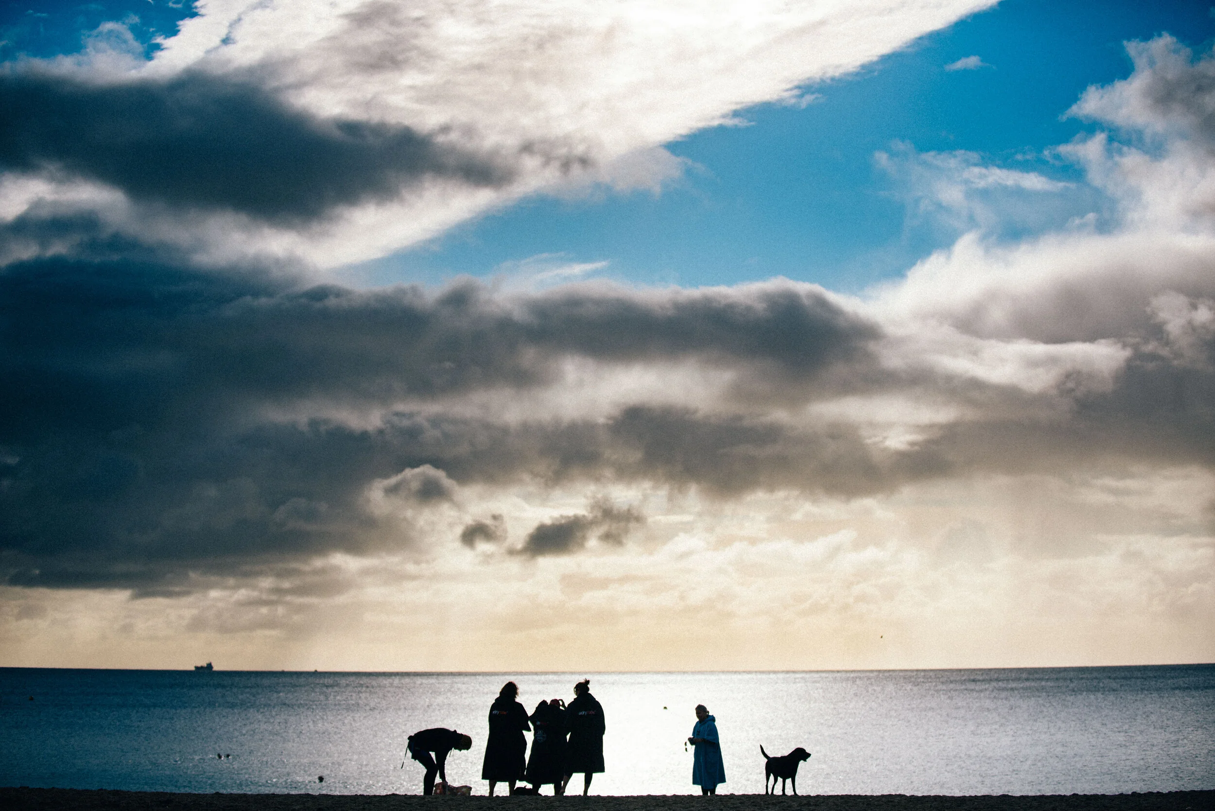 Swimmers captured by commercial lifestyle photographer in Cornwall, Mark Shaw Photography. 
