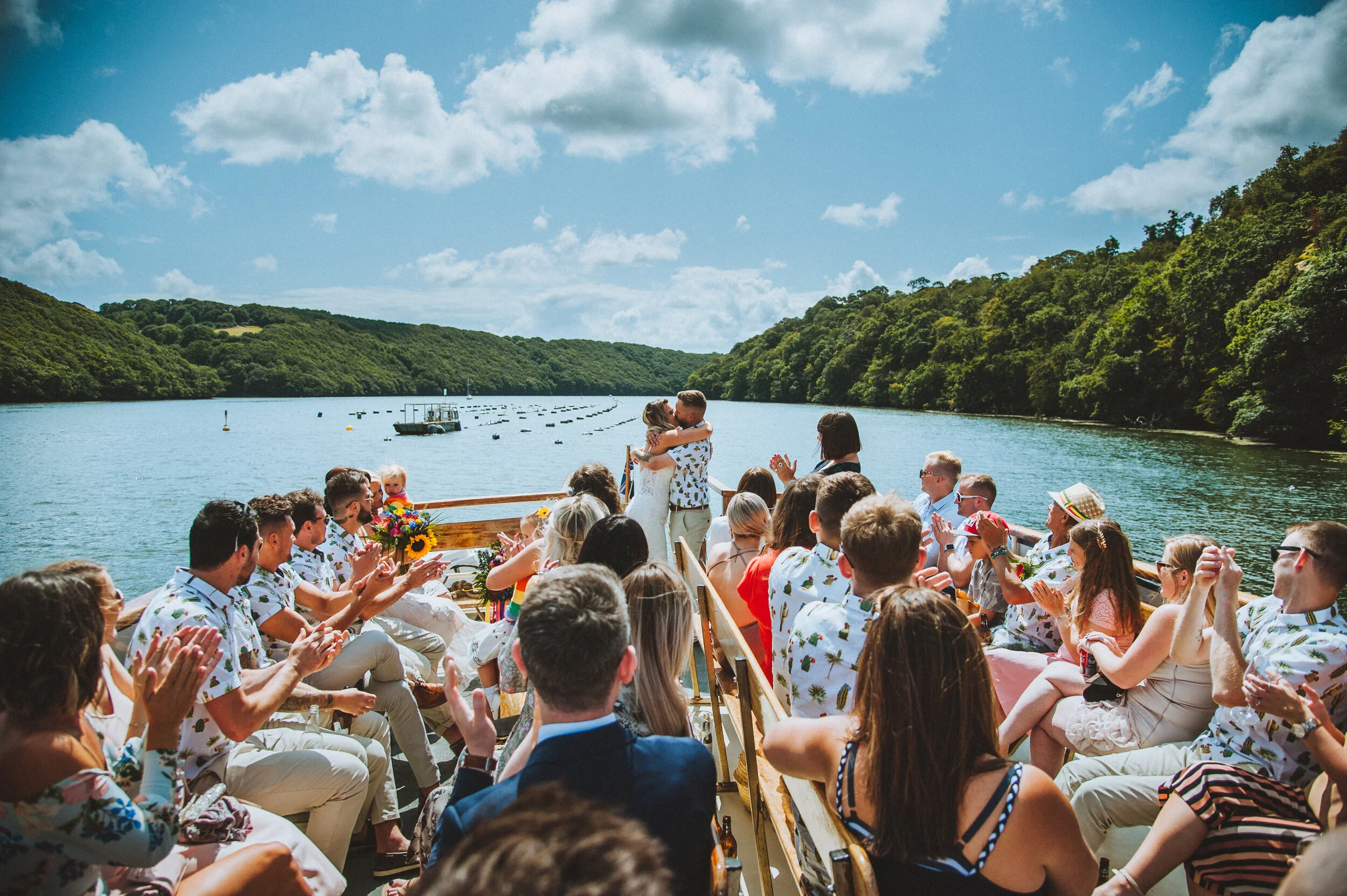 Fal River Wedding, Falmouth - Leanne &amp; Jim