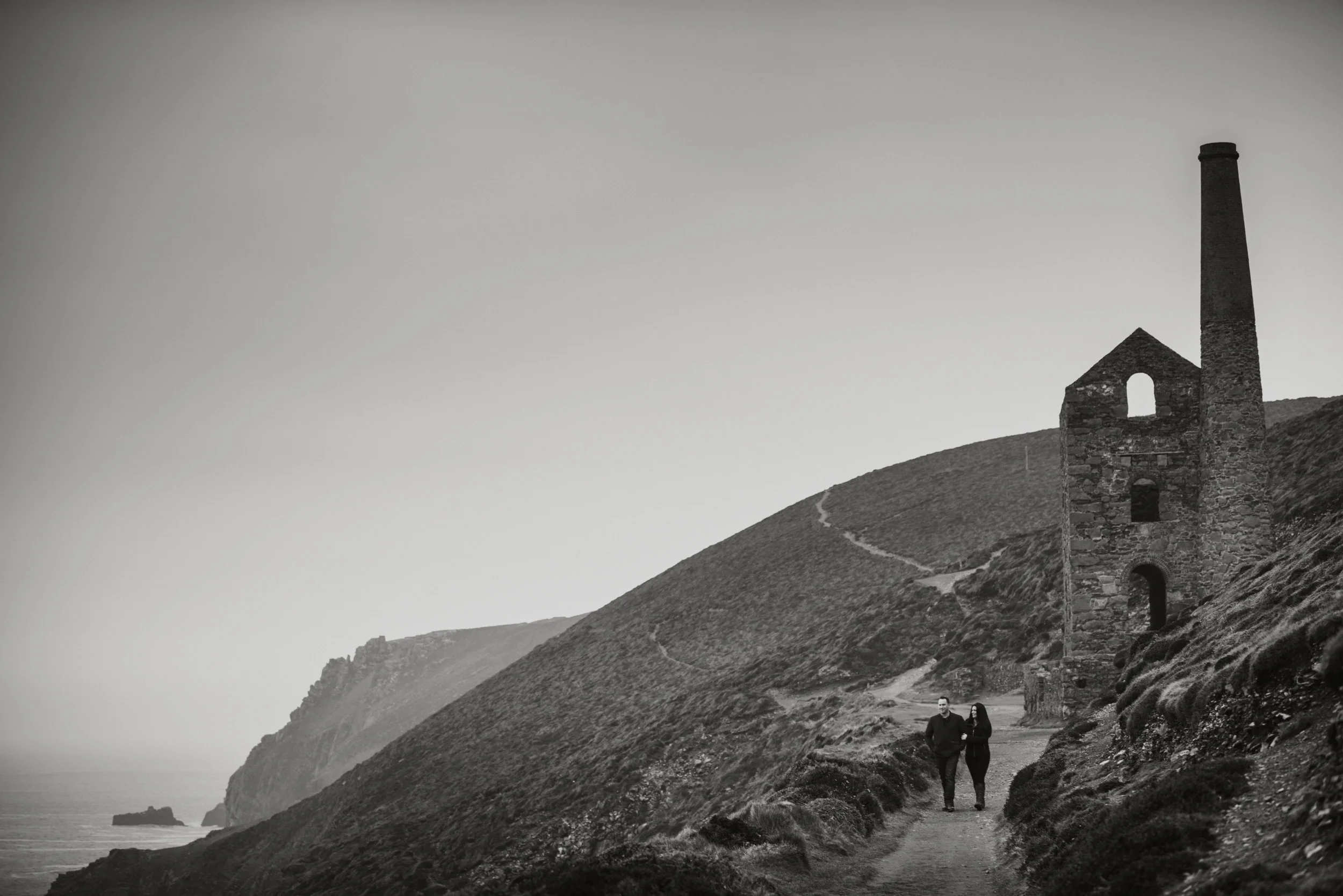 Engagement Photography at Wheal Coates, St Agnes, Cornwall