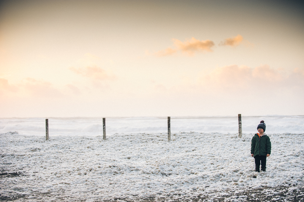 Photographing Storm Imogen In Porthtowan