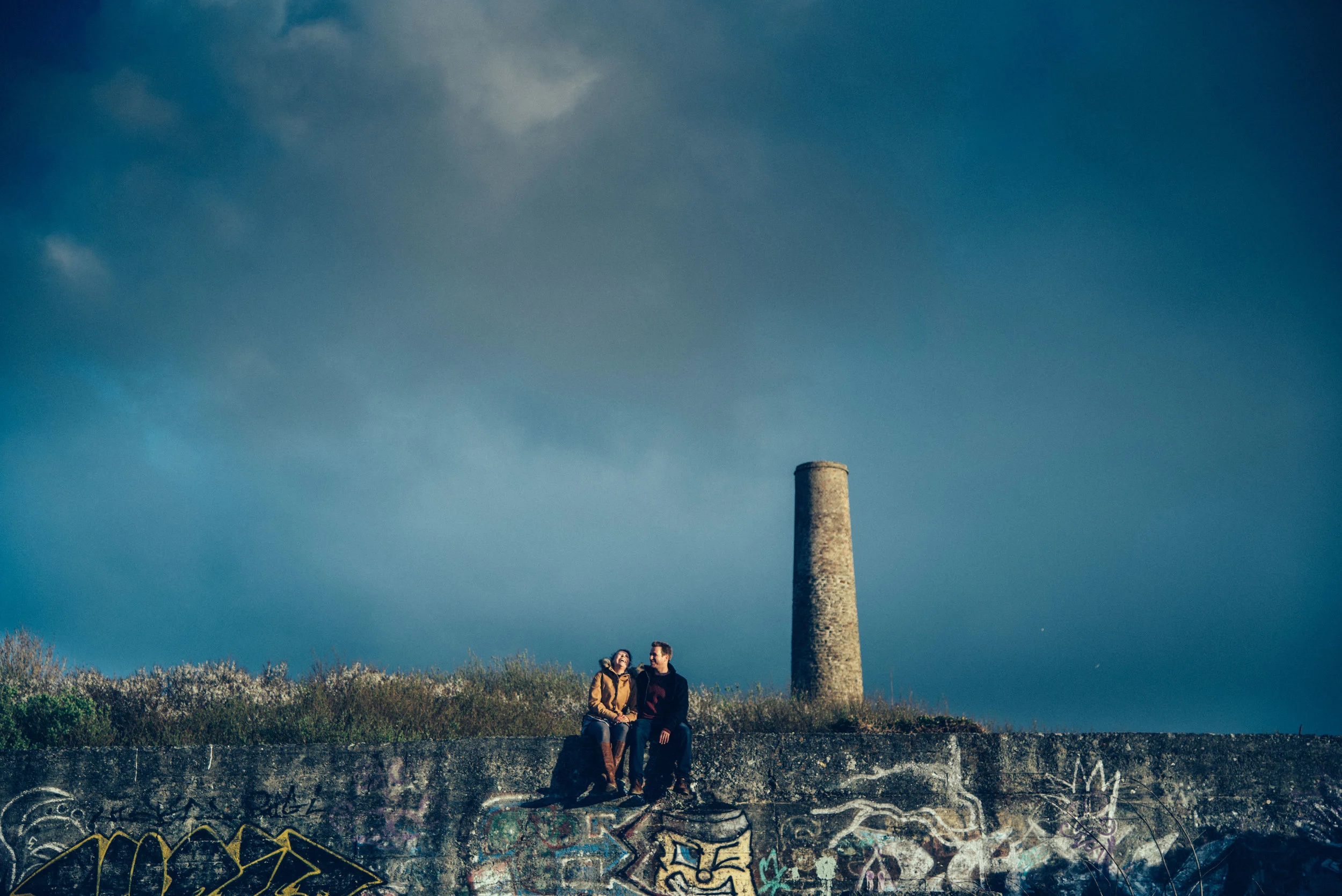Pre Wedding Photos at Wheal Kitty, St Agnes