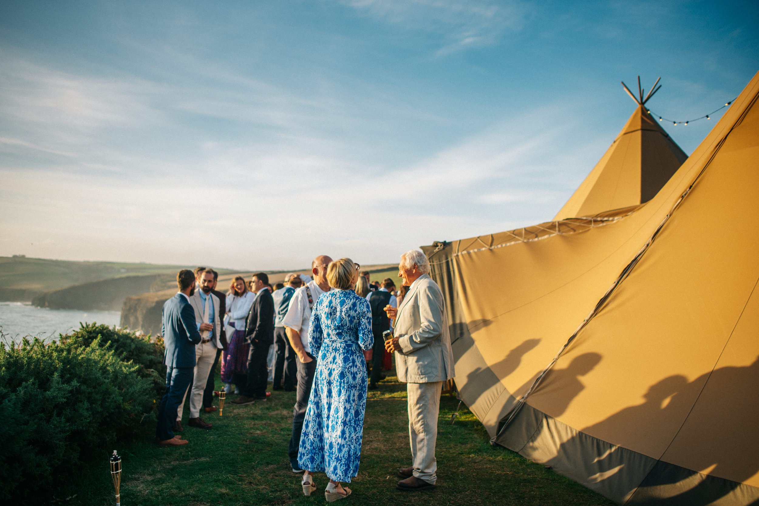 Beacon Crag in Cornwall Wedding Photography