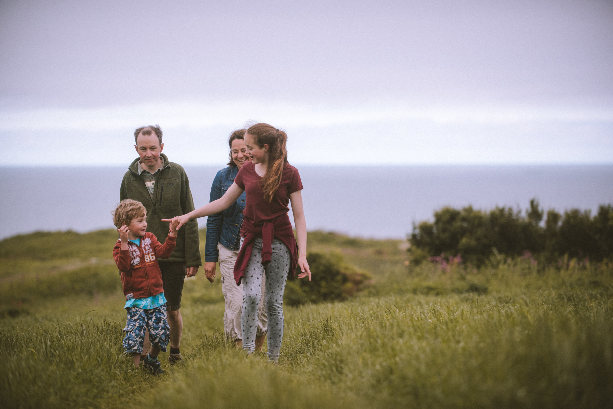 Family photography session in Cornwall with Mark Shaw Photography