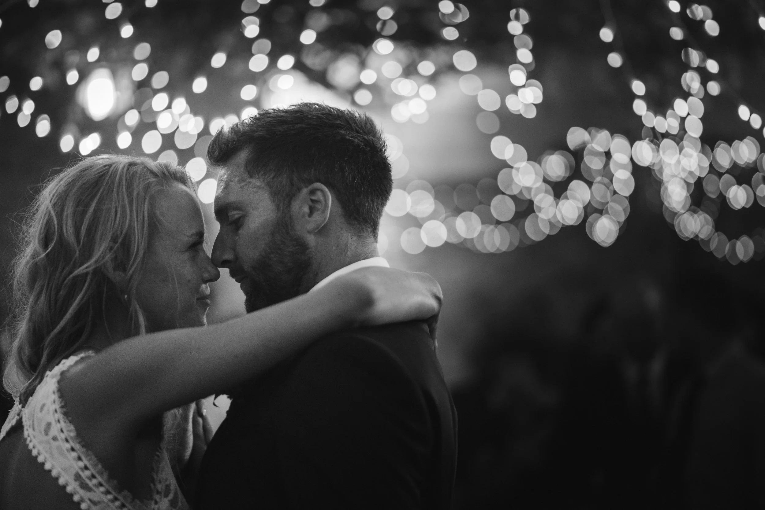 First dance at wedding in Cornwall captured by Cornwall wedding photographer Mark Shaw Photography