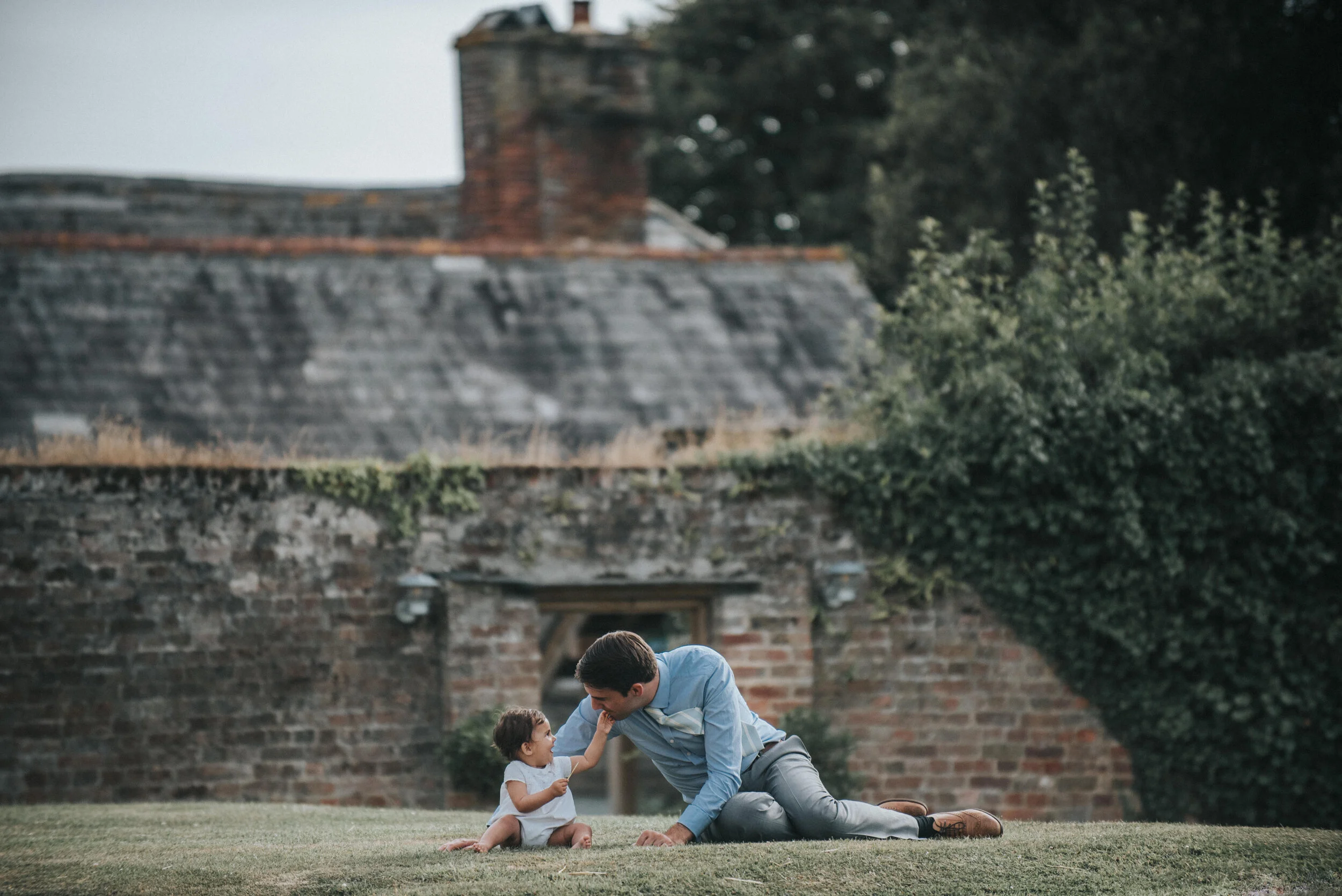 Guests at Launcells Barton in Bude, captured by Cornwall wedding photographer Mark Shaw Photography


