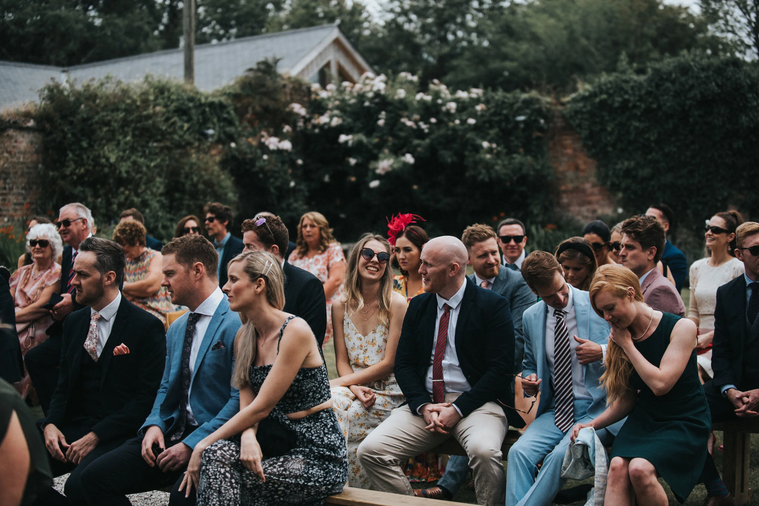 Outdoor wedding at Prussia Cove in Cornwall